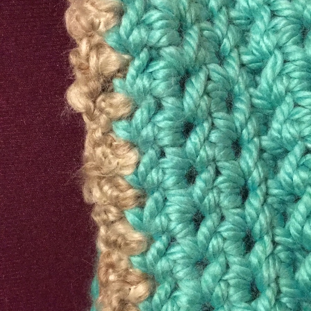 Crocheted Infinity Scarf - Picture 3 of 3